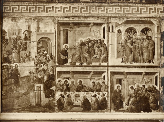 Sansoni, Mario — Duccio di Buoninsegna - sec. XIV - Lavanda dei piedi — insieme